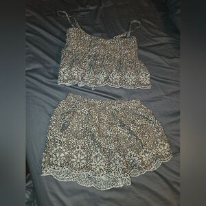 American Eagle Cheetah Print Set